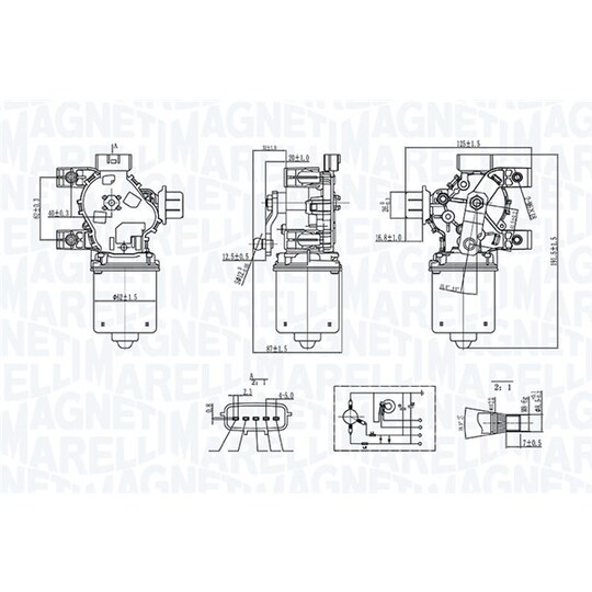 064072800010 - Wiper Motor 