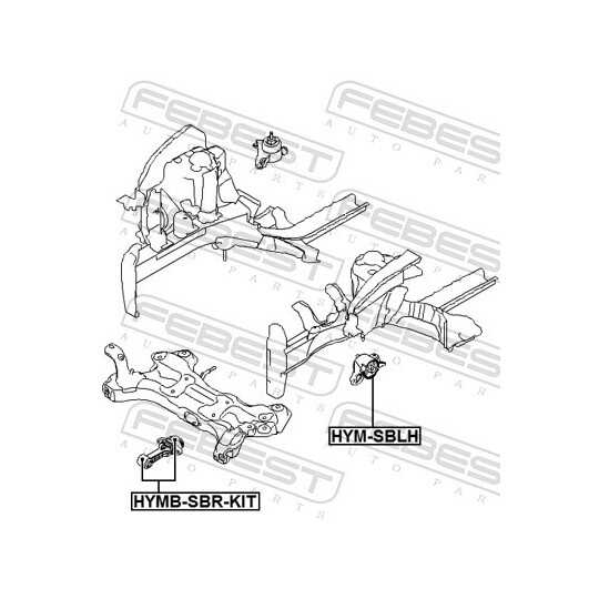 HYM-SBLH - Engine Mounting 