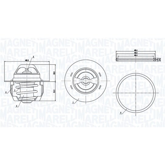 352317005140 - Thermostat, coolant 