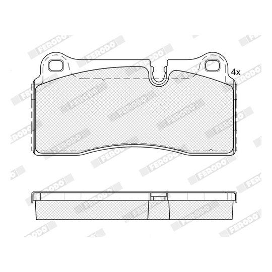 FDB5402 - Brake Pad Set, disc brake 