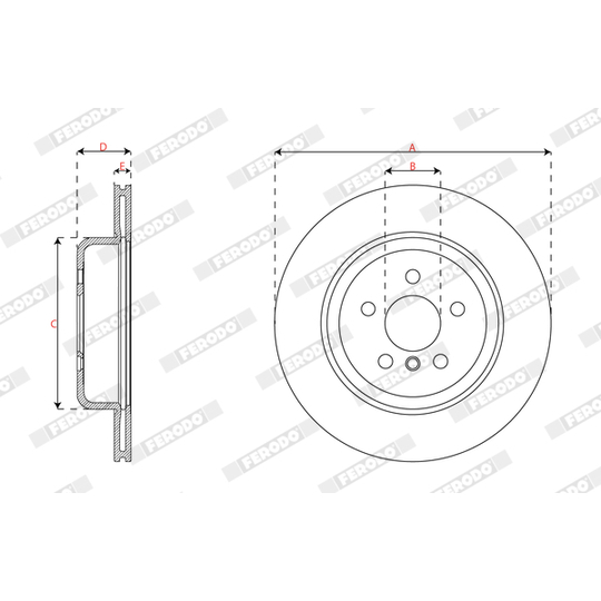 DDF3042RC-1 - Brake Disc 