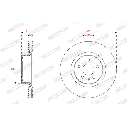 DDF3013C-1 - Brake Disc 