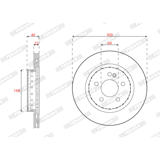 DDF2832VC-1 - Brake Disc 