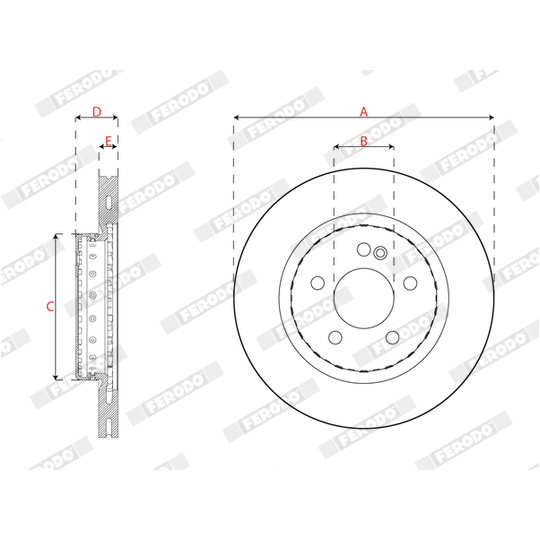 DDF2832VC-1 - Brake Disc 