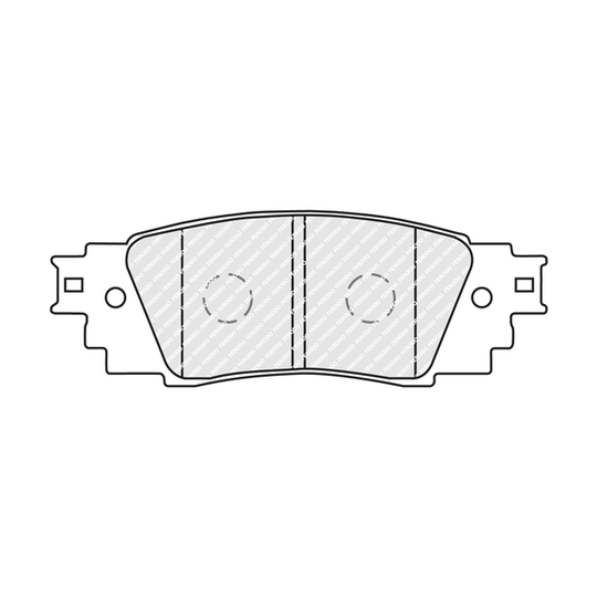 FDB5122 - Brake Pad Set, disc brake 