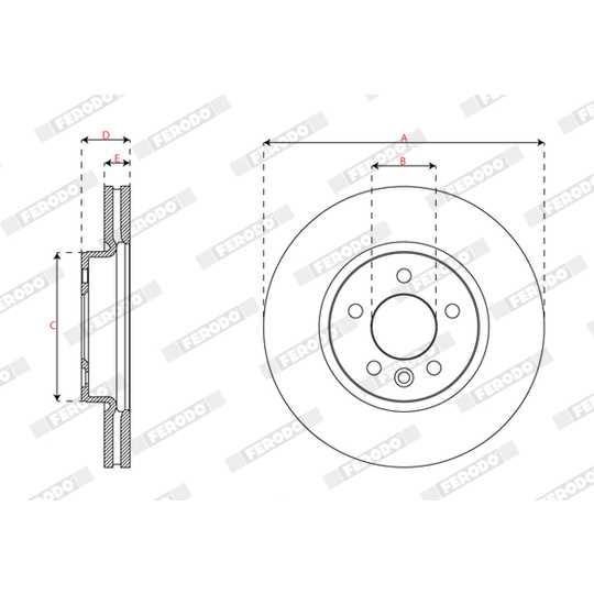 DDF3068C-1 - Brake Disc 