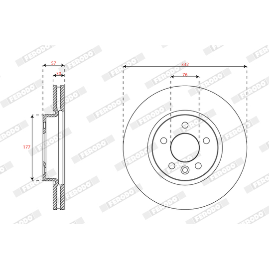 DDF3068C-1 - Brake Disc 