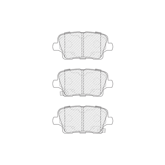 FDB5202 - Brake Pad Set, disc brake 