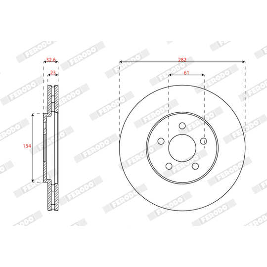 DDF2165 - Brake Disc 