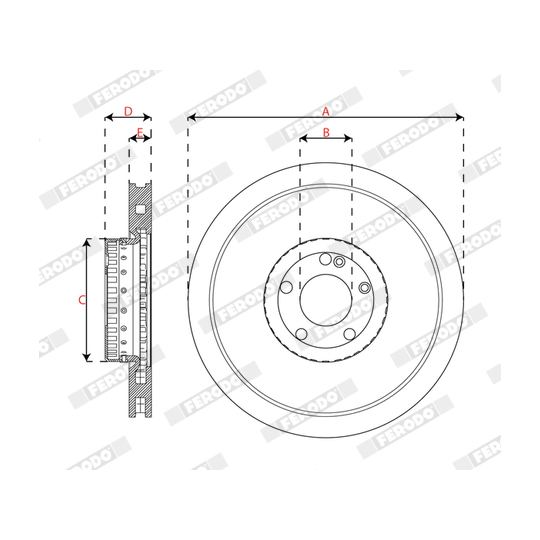 DDF2838VC-1 - Jarrulevy 