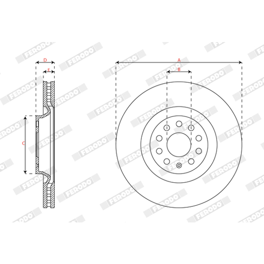 DDF3062C-1 - Brake Disc 