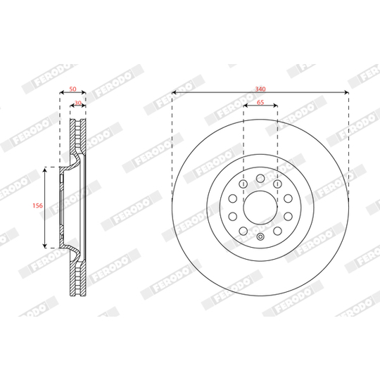 DDF3062C-1 - Brake Disc 