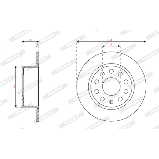 DDF2699C - Brake Disc 