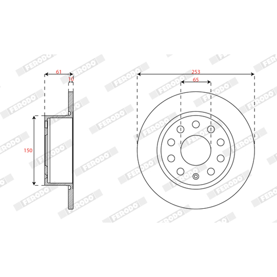 DDF2699C - Brake Disc 