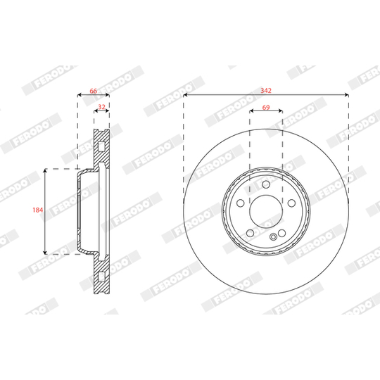 DDF2839C-1 - Brake Disc 