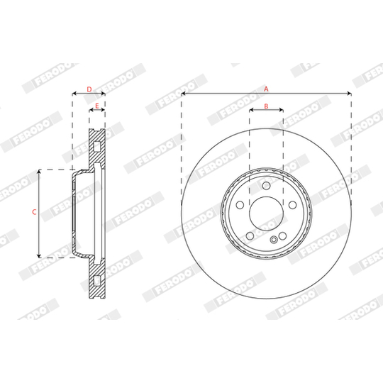 DDF2839C-1 - Brake Disc 