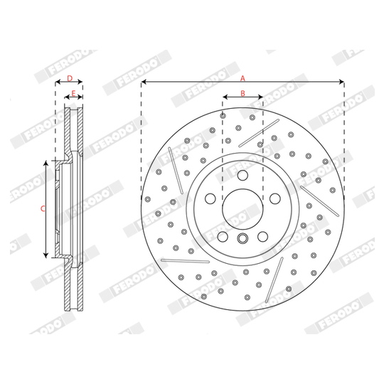 DDF3023C-1 - Brake Disc 