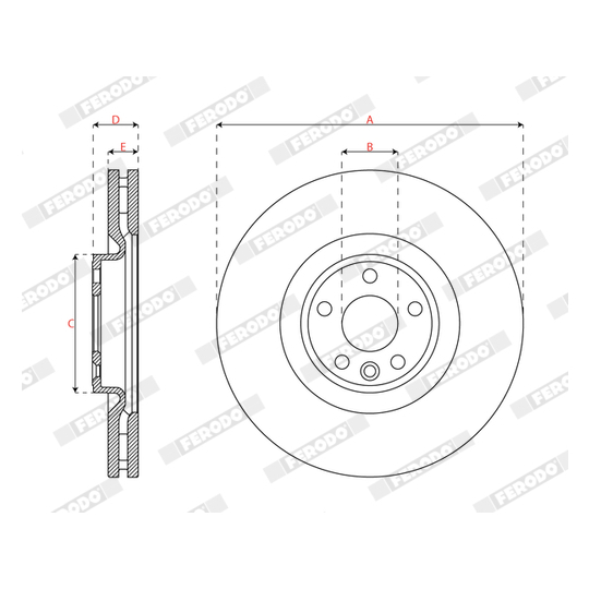 DDF3051C-1 - Brake Disc 