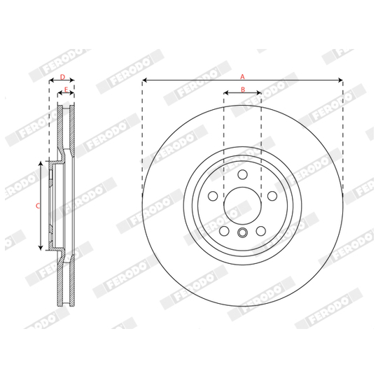 DDF3025LC-1 - Brake Disc 