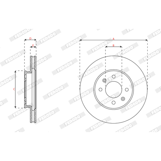 DDF2982C - Brake Disc 