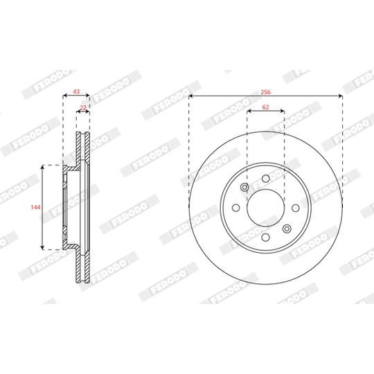 DDF2982C - Brake Disc 