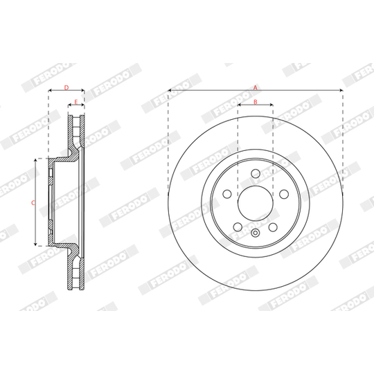 DDF3017C-1 - Brake Disc 