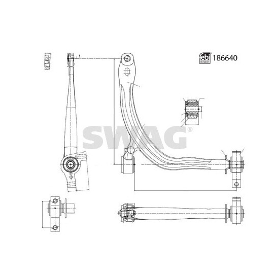 33 11 0489 - Track Control Arm 