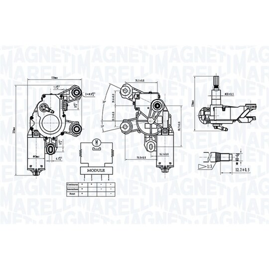 064072300010 - Wiper Motor 