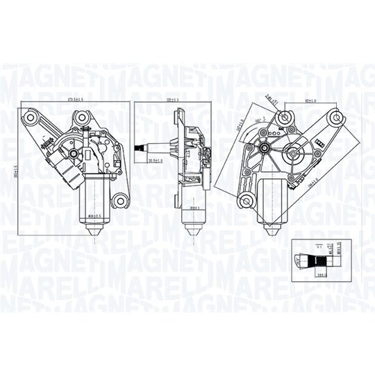 064075600010 - Wiper Motor 