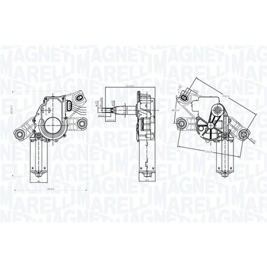 064072400010 - Wiper Motor 