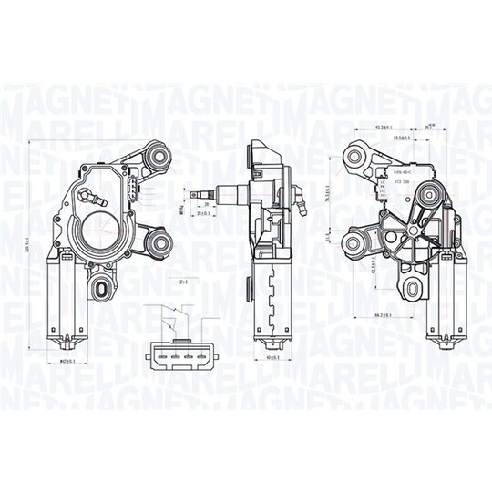 064074800010 - Wiper Motor 