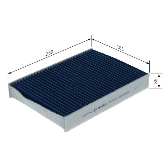 0 986 628 646 - Filter, interior air 