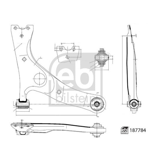 187784 - Track Control Arm 