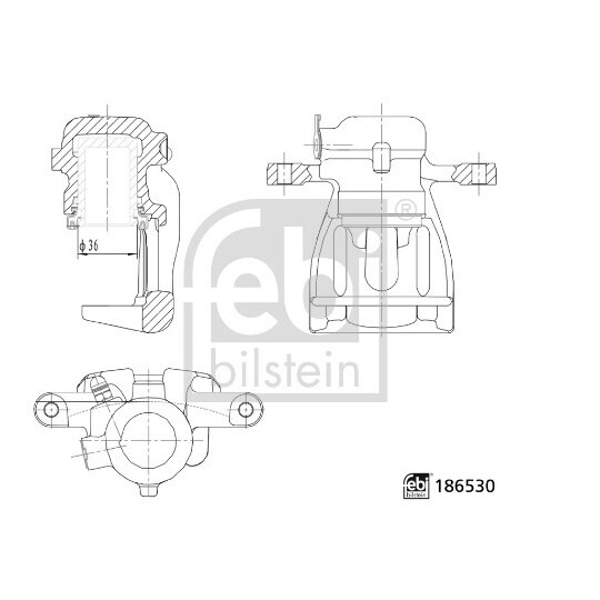 186530 - Brake Caliper 