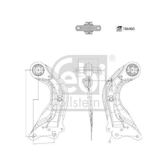 186460 - Track Control Arm 