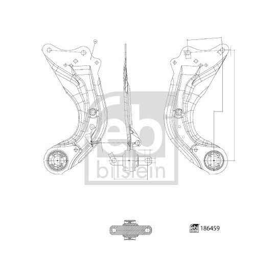 186459 - Track Control Arm 