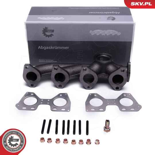 49SKV074 - Manifold, exhaust system 