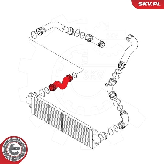 24SKV457 - Intake Hose, air filter 