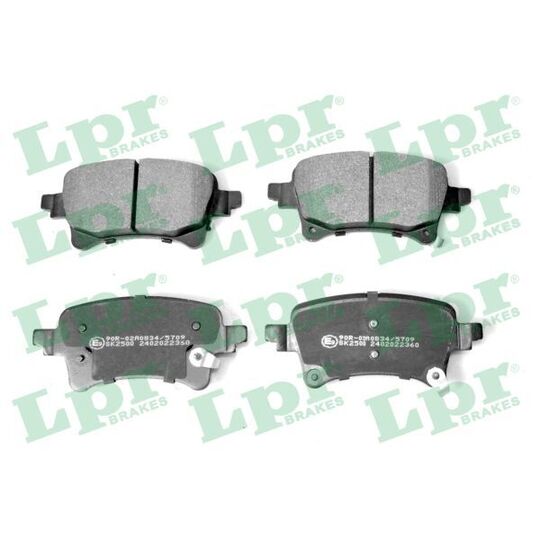 05P2360 - Brake Pad Set, disc brake 