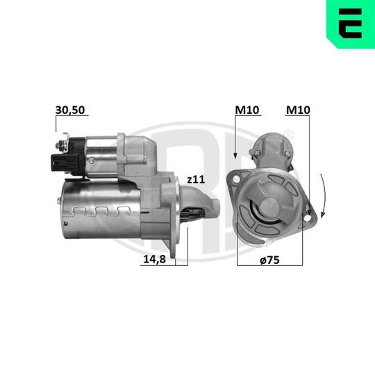 221050A - Startmotor 