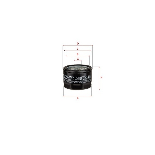 S 3730 R - Oil filter 