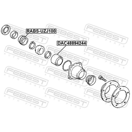 RABS-UZJ100 - Sensor Ring, ABS 