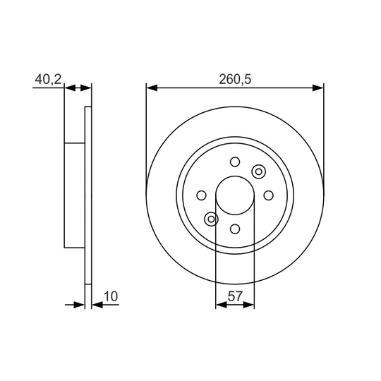 0 986 479 S85 - Brake Disc 