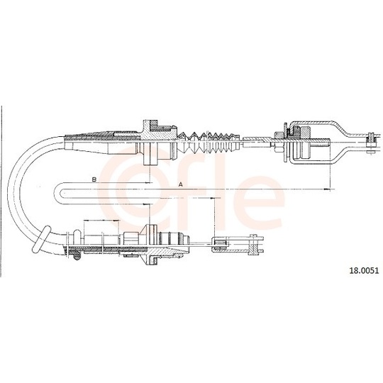 92.18.0051 - Clutch Cable 