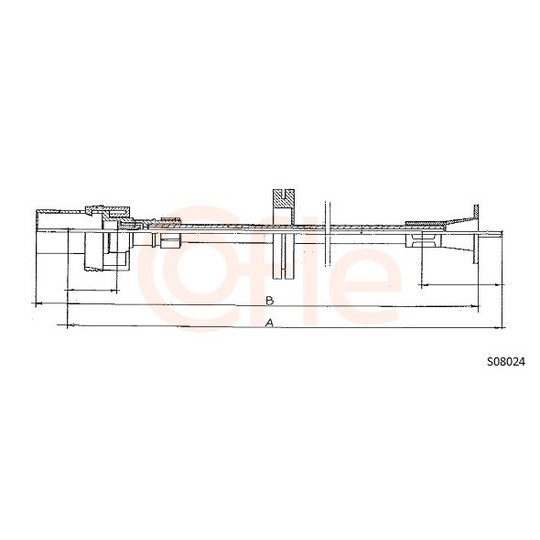 92.S08024 - Tacho Shaft 