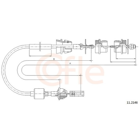 92.11.2146 - Clutch Cable 