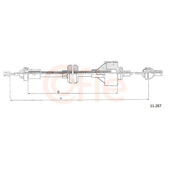 92.11.287 - Clutch Cable 