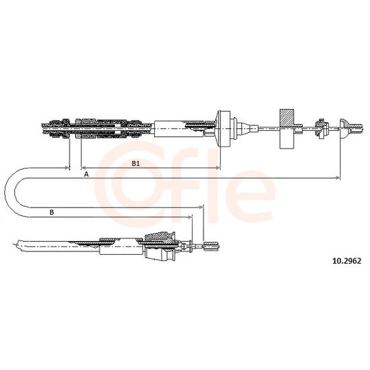 92.10.2962 - Clutch Cable 