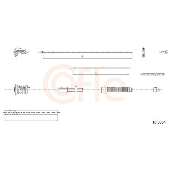 92.10.0384 - Accelerator Cable 