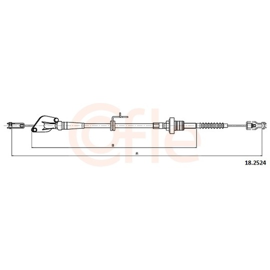 92.18.2524 - Clutch Cable 